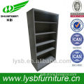 steel office storage cabinet with open shelves without door